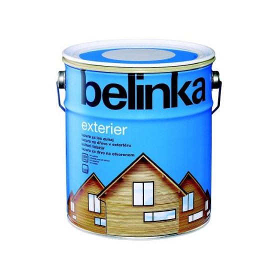 Специальное высококачественное декоративное лазурное текстурное покрытие Belinka Exterier / Белинка Экстерьер, на водной основе для долговременной защиты древесины от атмосферных воздействий и УФ-излучений