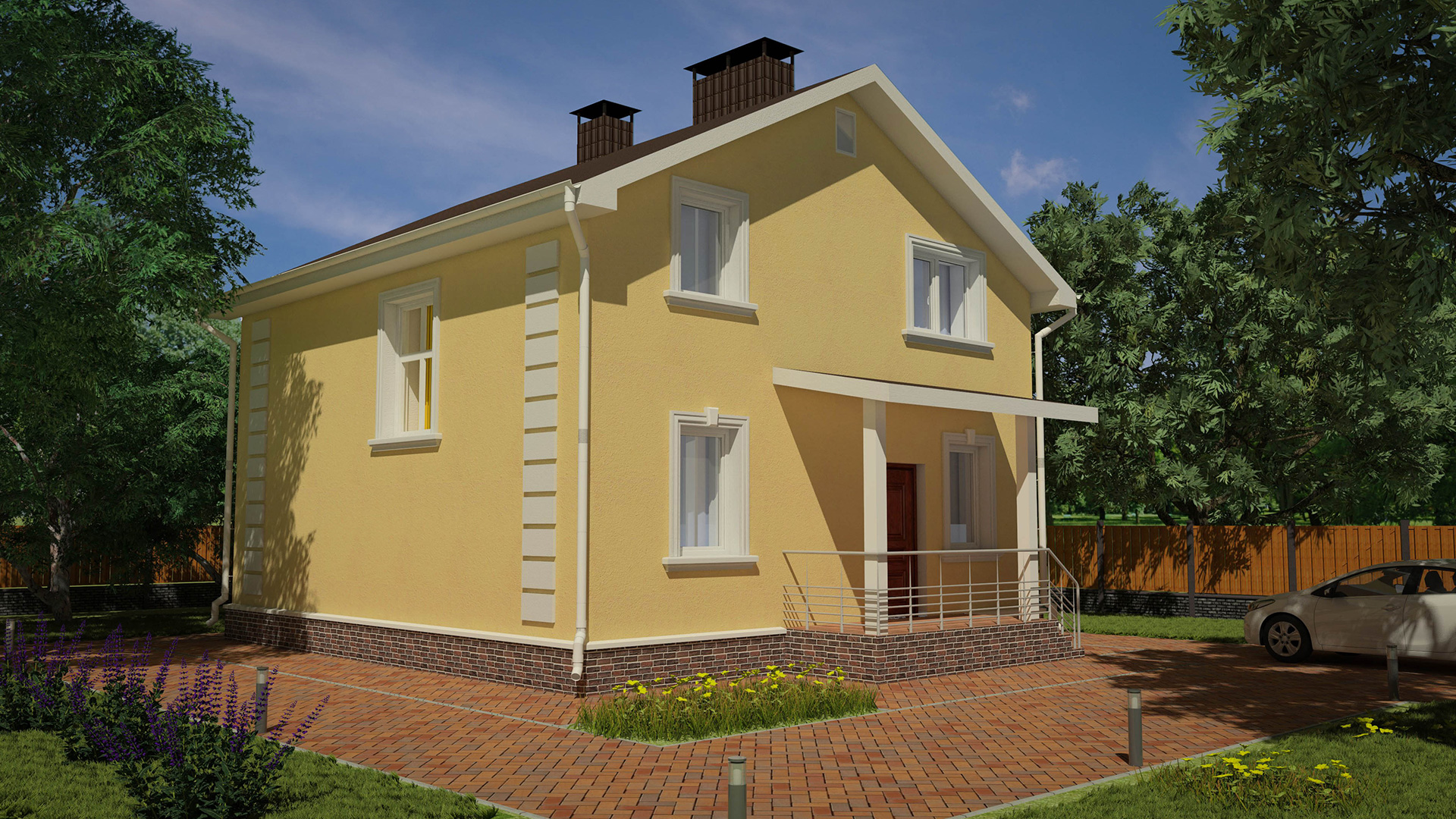 Краска Dulux Bindo Fasade / Дулюкс Биндо Фасад для фасада и цоколя по минеральным поверхностям латексная, влагостойкая