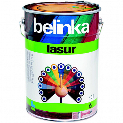 Антисептик (лазурь) Belinka Lasur / Белинка лазурь, тонкослойное покрытие для защиты древесины от атмосферных воздействий